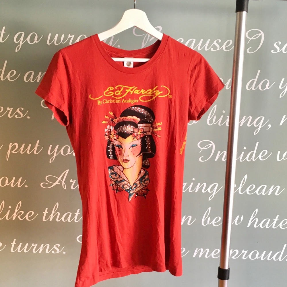 ED HARDY VINTAGE TEE